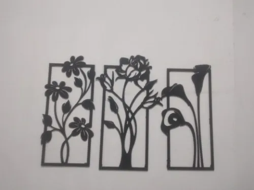 Decorative set of 3 flower frame Wall Shelf MDF (3FFS) photo review