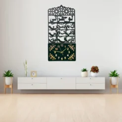 Loh e Qurani With MDF Wall Clock (LEHC)
