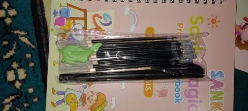 Magic Practice Copybook Set 4 Books, Magic Pen 10 photo review