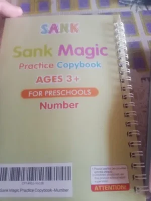 Magic Practice Copybook Set 4 Books, Magic Pen 10 photo review