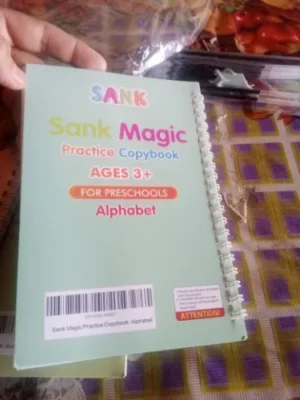Magic Practice Copybook Set 4 Books, Magic Pen 10 photo review